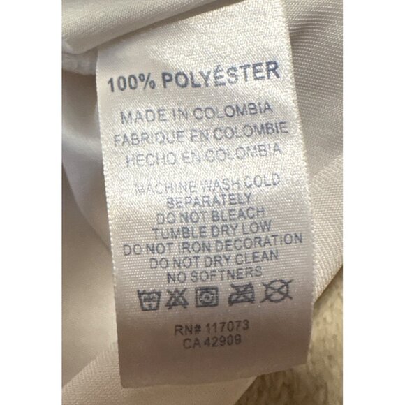 Vapor Apparel Believe & You Will Achieve Graphic T-Shirt Med V Neck White Green - Picture 7 of 9